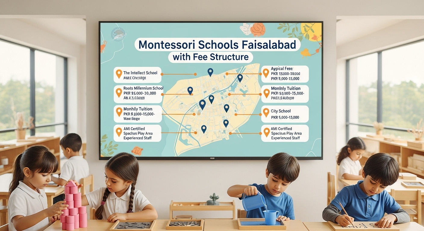 Montessori Schools in Faisalabad with Fee Structure