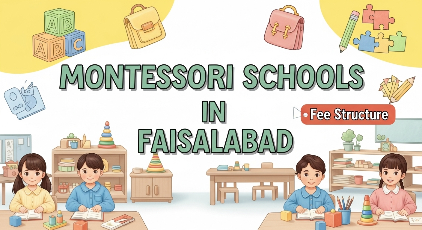 Montessori Schools in Faisalabad with Fee Structure