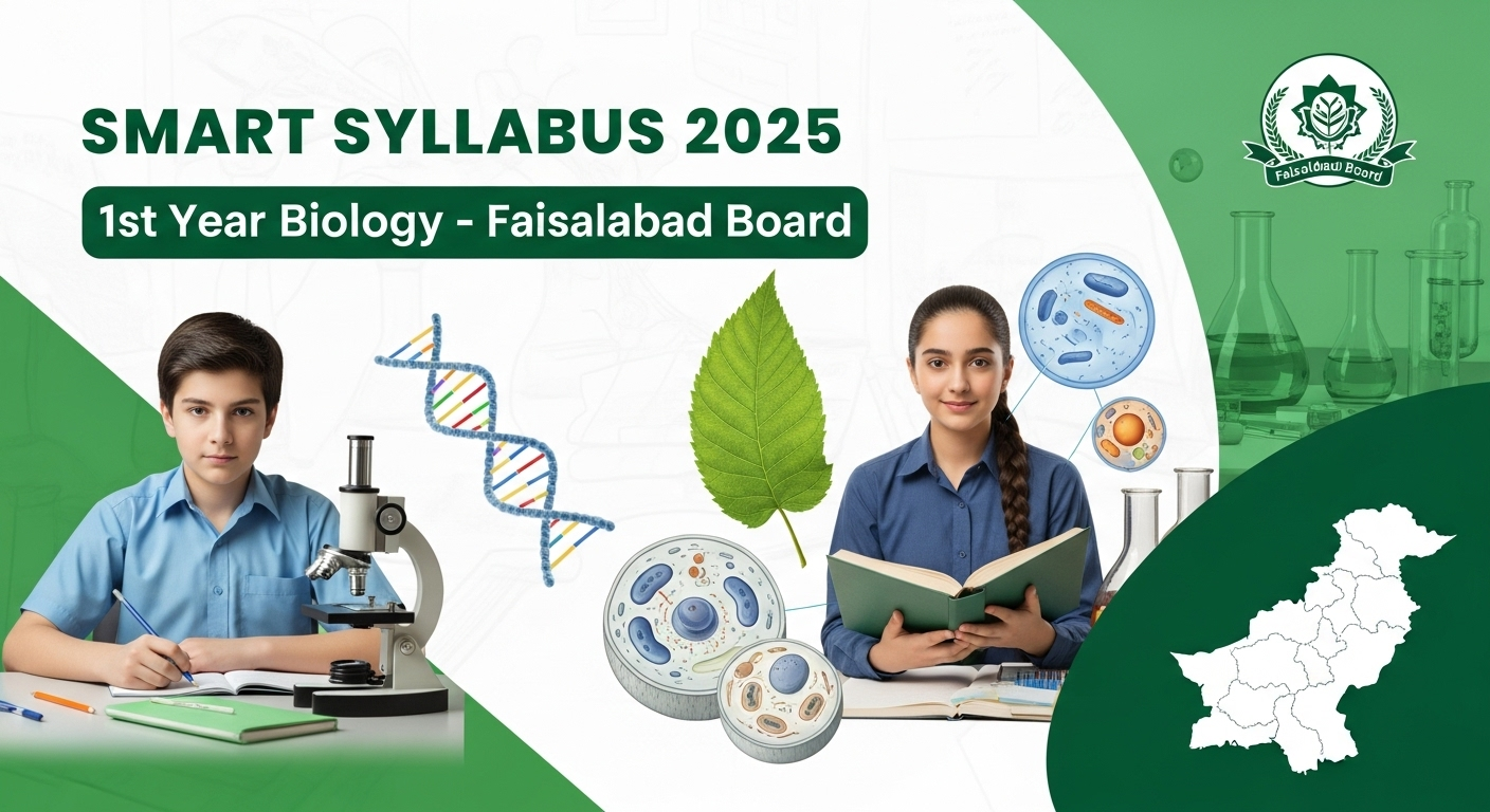 1st Year Biology Smart Syllabus 2026 – Faisalabad Board
