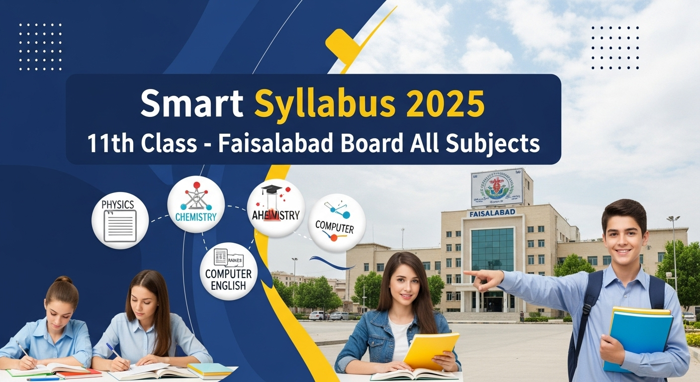 Smart Syllabus for 11th Class 2025 All Subjects – BISE Faisalabad