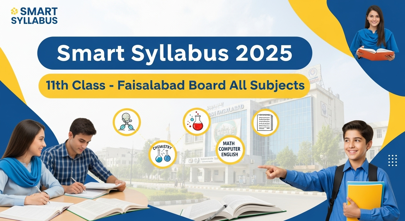 Smart Syllabus for 11th Class 2025 All Subjects – BISE Faisalabad