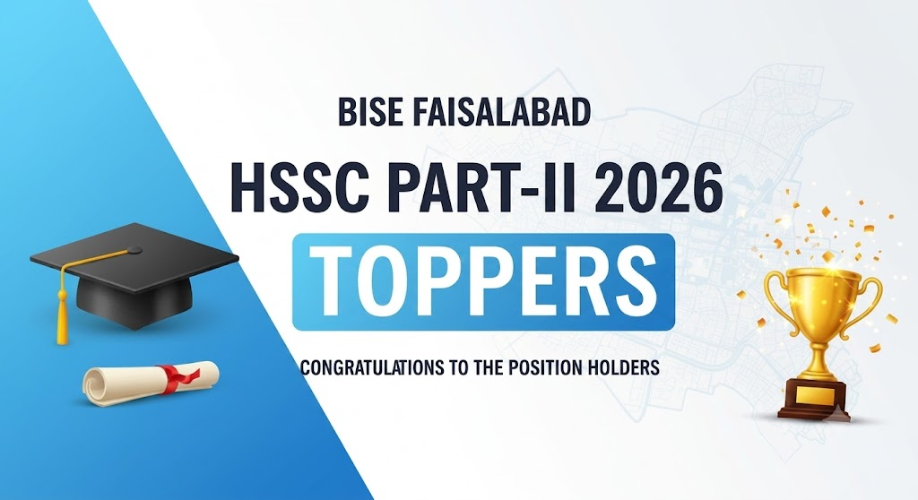 BISE Faisalabad Intermediate Position Holders