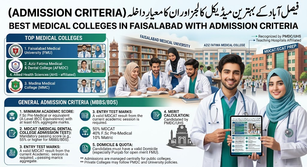 Best Medical Colleges in Faisalabad with Admission Criteria