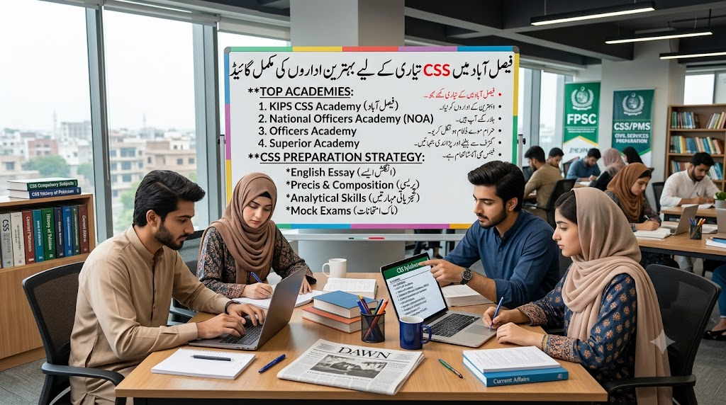 Top CSS Preparation Institutes in Faisalabad